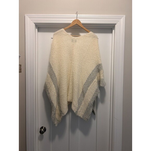 Anthropologie Saturday Sunday Sweater One Size Open Cardigan Shrug Poncho Cozy - Picture 4 of 5